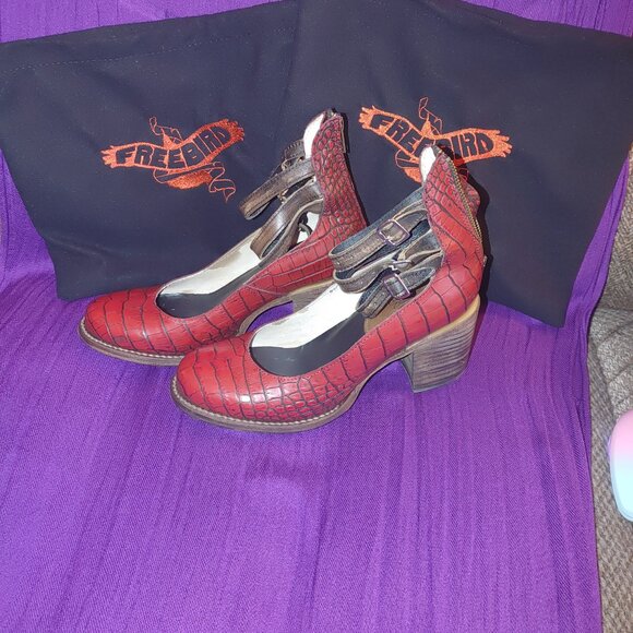 Freebird Randi Red Croco - Picture 7 of 8